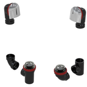 +osb 6060TIPK-CP 6060TIPK Lift & Turn Kit, ABS, Chrome Plated