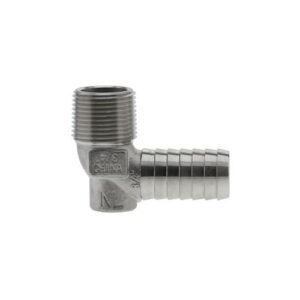 Boshart Industries SSHL-125 90 deg Hydrant Elbow, 1-1/4 in, MPT x Insert, 304 Stainless Steel