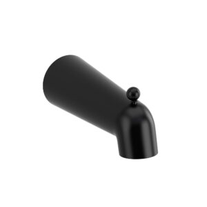 RiobelPRO® P871BK Riobel Cross Collection Tub Spout, 7-1/4 in, Matte Black