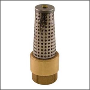 John L Schultz 1590-006, Foot Valve, 1-1/4 in, Bronze, Lead Free