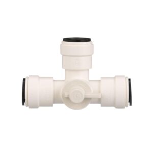 Sea Tech® 3538-10 35 Series 3-Way Selector Valve, 1/2 in, CTS, Polysulfone Body, Off-White