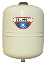 Zilmet® ZHP104IL ZH In-Line No-Base Thermal Tank, 9.2 gal Tank, 150 psi, 15 in Dia x 14.2 in H