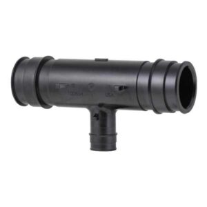 Uponor Q4752210 ProPEX® Reducing Tee, 2 x 2 x 1 in, F1960 Cold-Expansion PEX, Engineered Polymer