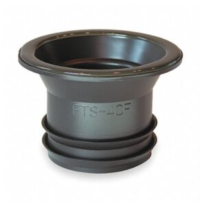 Fernco® FTS-3 Wax-Free Toilet Seal, PVC, Black