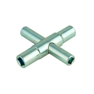 Master Plumber® T154 Sillcock Key, Metal, Silver