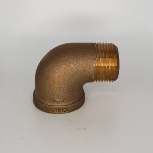 Approved Vendor 1968 Brass 90 deg Street Elbow, 3/8 in, FPT x FTG, Lead-Free