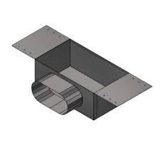 Tradesman OSH/3861/30 Oval Stack Head, 3 x 8 to 6 x 10 in, 30 ga