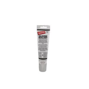 Masters® SS80-C Silicone Sealant, 80 ml Squeeze Tube, Clear, Silicone Base