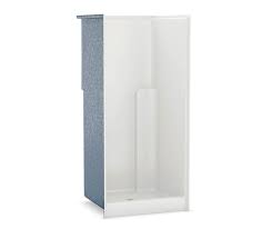 MAAX® 108153-000-002-000 Shower Stall, 36 in L x 36 in W x 78 in H, Gelcoat, White