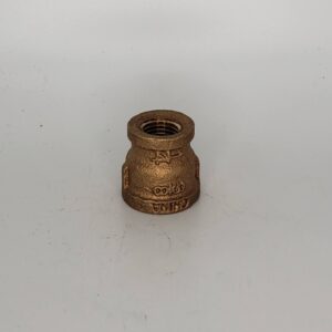 Approved Vendor 2029 Brass Reducing Coupling, 1/4 x 1/8 in, FPT, Lead-Free