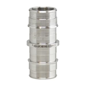 Boshart Industries SSCEP-C07 Coupling, 3/4 in, F1960 Cold-Expansion PEX, 304 Stainless Steel