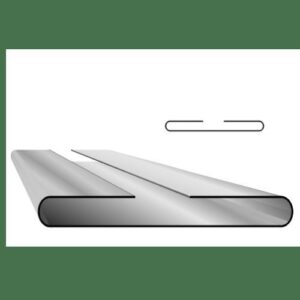 Tradesman DCL/0005/30 DCL Cleat Drive, 60 in L x 1.13 in W, 30 ga, Galvanized Steel