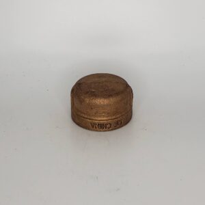 Approved Vendor 2060 Brass Cap, 3/8 in, FPT, Lead-Free