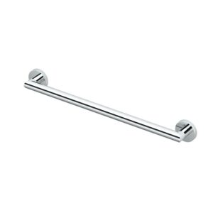 Gatco® 964 Glam Grab Bar, 1-1/4 x 24 in, Chrome, Stainless Steel