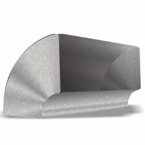 Tradesman ENL/0820/26 Longway Duct-Fitting 90 deg Elbow, 8 x 20 x 6 in, 26 ga