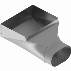 Tradesman OSB/5610/30 Oval Stack Boot, 6 x 10 x 5 in, 30 ga