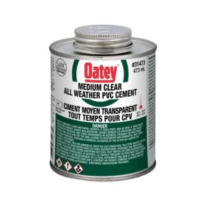 Oatey® 31473 All-Weather Cement, 16 oz Container, Clear