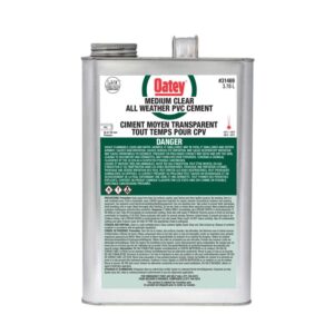 Oatey® 31474 All-Weather Cement, 32 oz Container, Clear