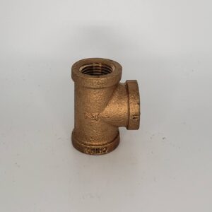 Approved Vendor 2084 Brass Tee, 1-1/4 in, FPT, Lead-Free