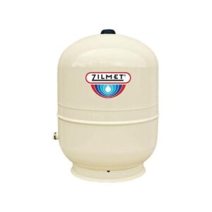 Zilmet® ZHP202BH ZHP Horizontal Well Expansion Tank, 21.1 gal Tank, 14.4 gal Acceptance, 150 psi, 17.7 in Dia 19.1 in H, Almond