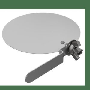 Tradesman RPD/H006/26 Residential Damper, 5-5/8 in Damper, Galvanized Steel, 26 ga