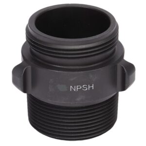 Mercedes Textiles 6116TM16PM Merlug® Extruded Adaptor, 1 in, Male NPSH x Male NPT, Al Forged