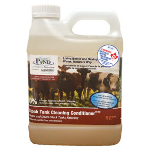 Nature's Pond 30166 Stock Tank Cleaning Conditioner, 1 L Can, Liquid Form