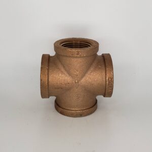 Approved Vendor 2109 Brass Cross, 3/4 in, FPT, Lead-Free