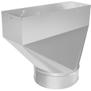 Tradesman UBB/0631/SH Universal Boot, 6 x 3 x 10 in, 30 ga, With Safety Hem