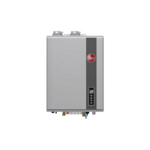 Rheem® 701137 CRTGH-95DVLN-3 Prestige® Tankless Water Heater, Natural Gas, Condensing, Direct Vent, Residential, 199,000 BTU, No Recirculating Pump