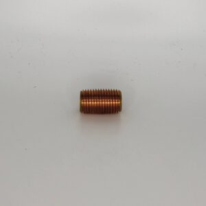 Approved Vendor 2118 Pipe Nipple, 1/8 in x Close, MNPT, Lead-Free Brass