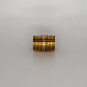 Approved Vendor 2136 Pipe Nipple, 3/8 in x Close, MNPT, Lead-Free Brass