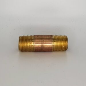 Approved Vendor 2150 Pipe Nipple, 1/2 x 3 in, MNPT, Lead-Free Brass