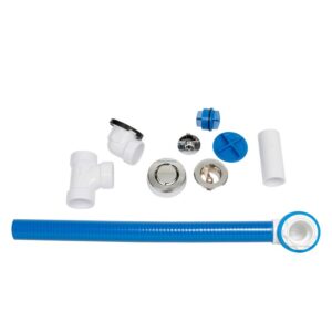 Oatey® 24P9860CP Dearborn True Blue® FLEX Bath Waste Full Kit, PVC, Chrome