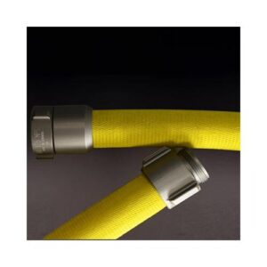 Mercedes Textiles 70FL20DLPS10 DRAFTLITE® Suction Hose, 2 in, NPSH, 10 ft L, 400 psi Working, Spun Yarn