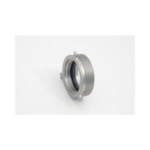 Mercedes Textiles 6124PF32PM Foot Valve Adapter, 1-1/2 in Female NPSH x 2 in Male NPSH, Aluminum