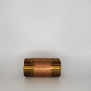 Approved Vendor 2181 Pipe Nipple, 1-1/4 x 2-1/2 in, MNPT, Lead-Free Brass