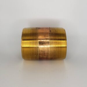 Approved Vendor 2190 Pipe Nipple, 1-1/2 x 2-1/2 in, MNPT, Lead-Free Brass