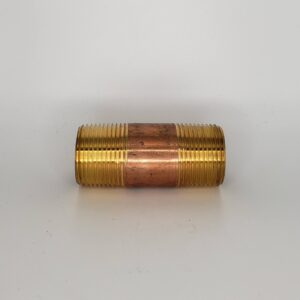 Approved Vendor 2191 Pipe Nipple, 1-1/2 x 3 in, MNPT, Lead-Free Brass