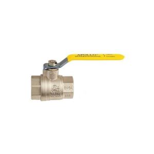 Apollo™ 94A10201 2-Piece Ball Valve, 3/8 in, 600 psi, FNPT End Style, Full Port, Brass Stem and PTFE Seat Trim
