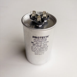 Rheem® 43-25133-24 Dual-Round AC Capacitor, 45/10/440