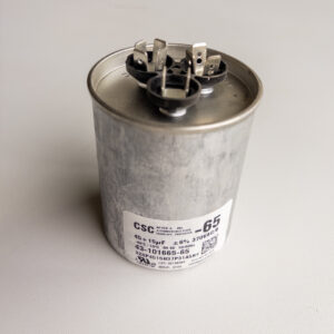 Rheem® 43-101665-65 Dual-Round AC Capacitor, 45/15/370
