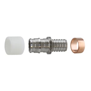 Boshart Industries SSCEP-PBCK05 Transition Coupling, 1/2 in, PB x F1960 Cold-Expansion PEX, 304 Stainless Steel