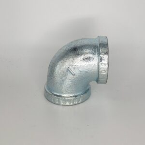 CB Supplies 452006005 Galvanized 90 deg Elbow, 1/2 in, FIP, Malleable Iron
