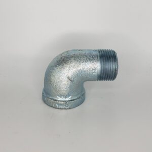 CB Supplies 452009007 Galvanized 90 deg Street Elbow, 3/4 in, M x F, Malleable Iron