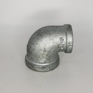 CB Supplies 452006101 Galvanized 90 deg Reducing Elbow, 3/4 x 1/2 in, FIP, Malleable Iron