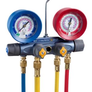 Yellow Jacket® 46015 BRUTE II® 4-Valve Test & Charging Manifold