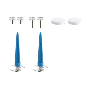 Gerber® G0099295 ReadySet™ Toilet Bowl Install Kit, Flat Bolt Caps