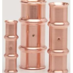 RLS Rapid Locking System 3011060600111 ACR Coupling, 3/8 in, With Dimple Stop, Press, Copper