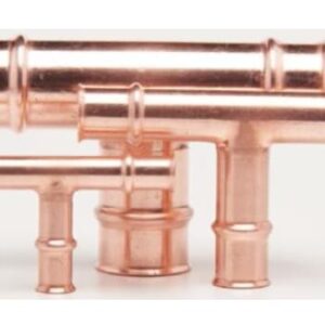 RLS Rapid Locking System 3091080808111 ACR Tee, 1/2 in, Press, Copper